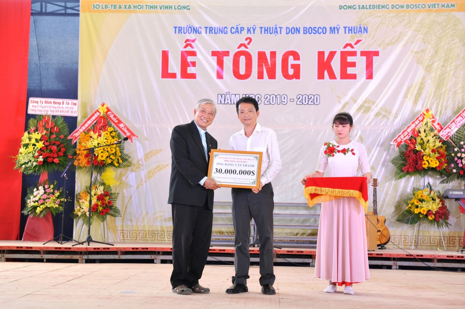 Trường Trung cấp Kỹ thuật Don Bosco Mỹ Thuận  tổng kết năm học 2019-2020